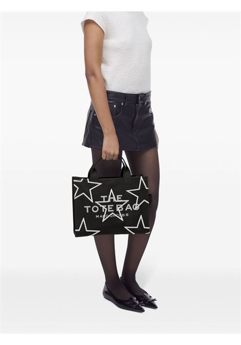 borsa the star canvas medium tote donna nera MARC JACOBS | 2R4HTT018H03001